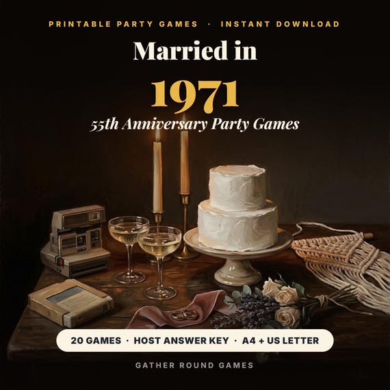 55th Anniversary Party Games