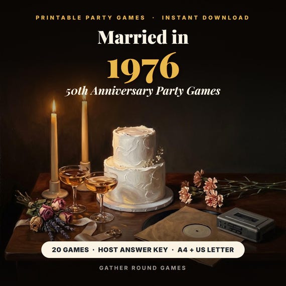 50th Anniversary Party Games