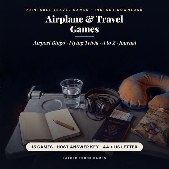 Airplane Games for Kids Printable