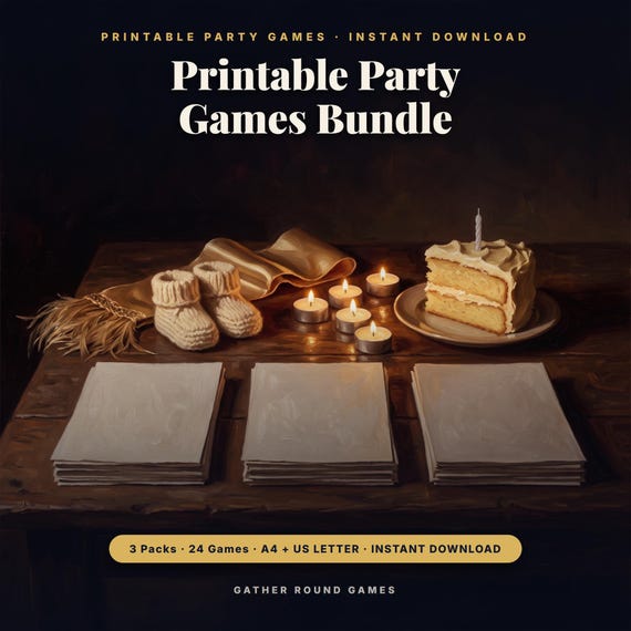 Printable Party Games Bundle